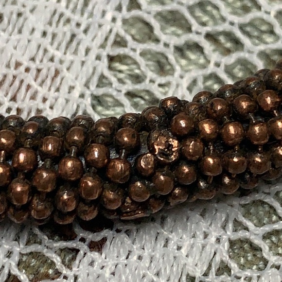 3 vintage copper bangle bracelets - Picture 15 of 17